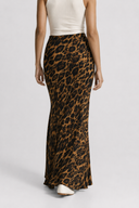 Denise Leopard Skirt