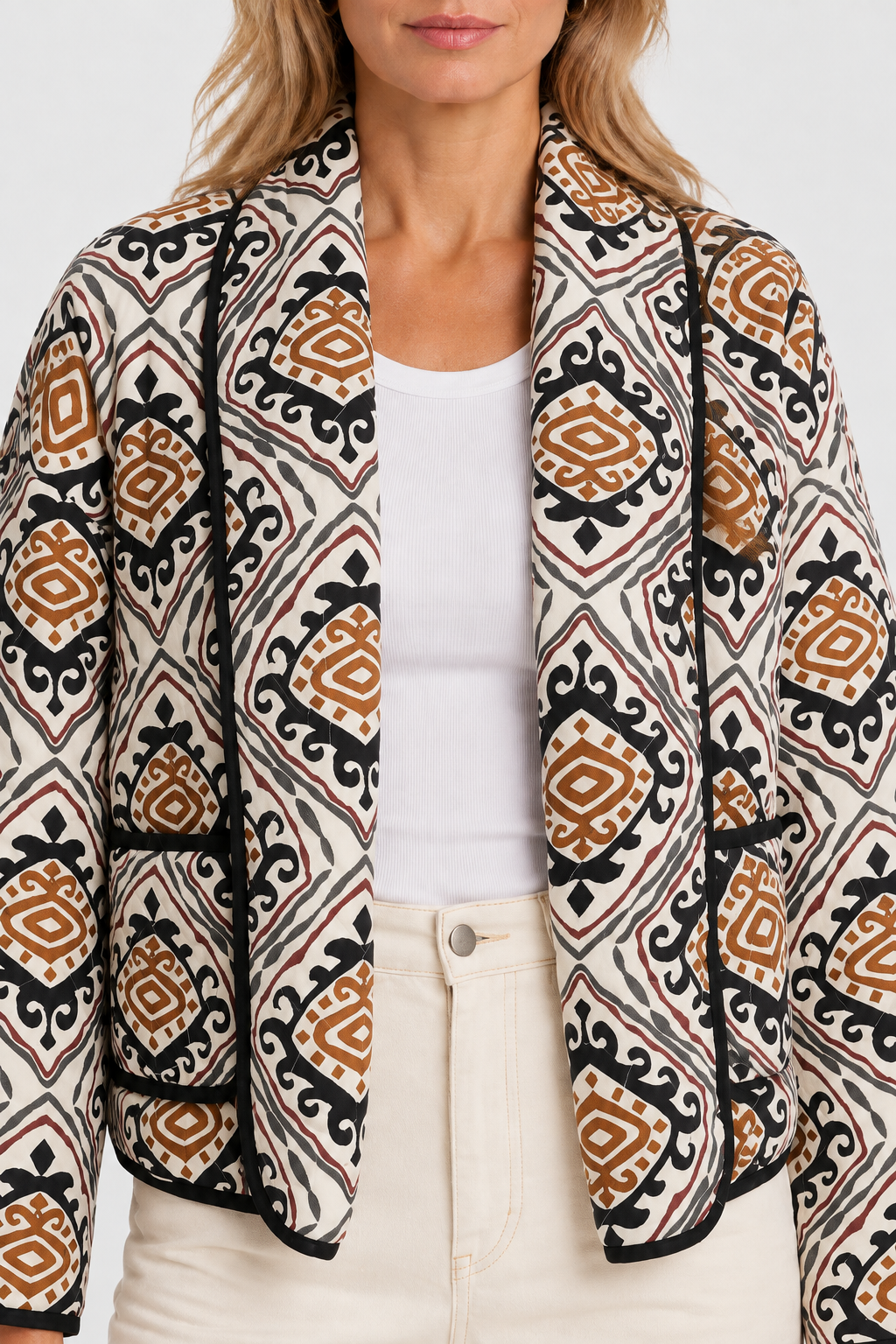 Isadora Quilted Kimono Jacket