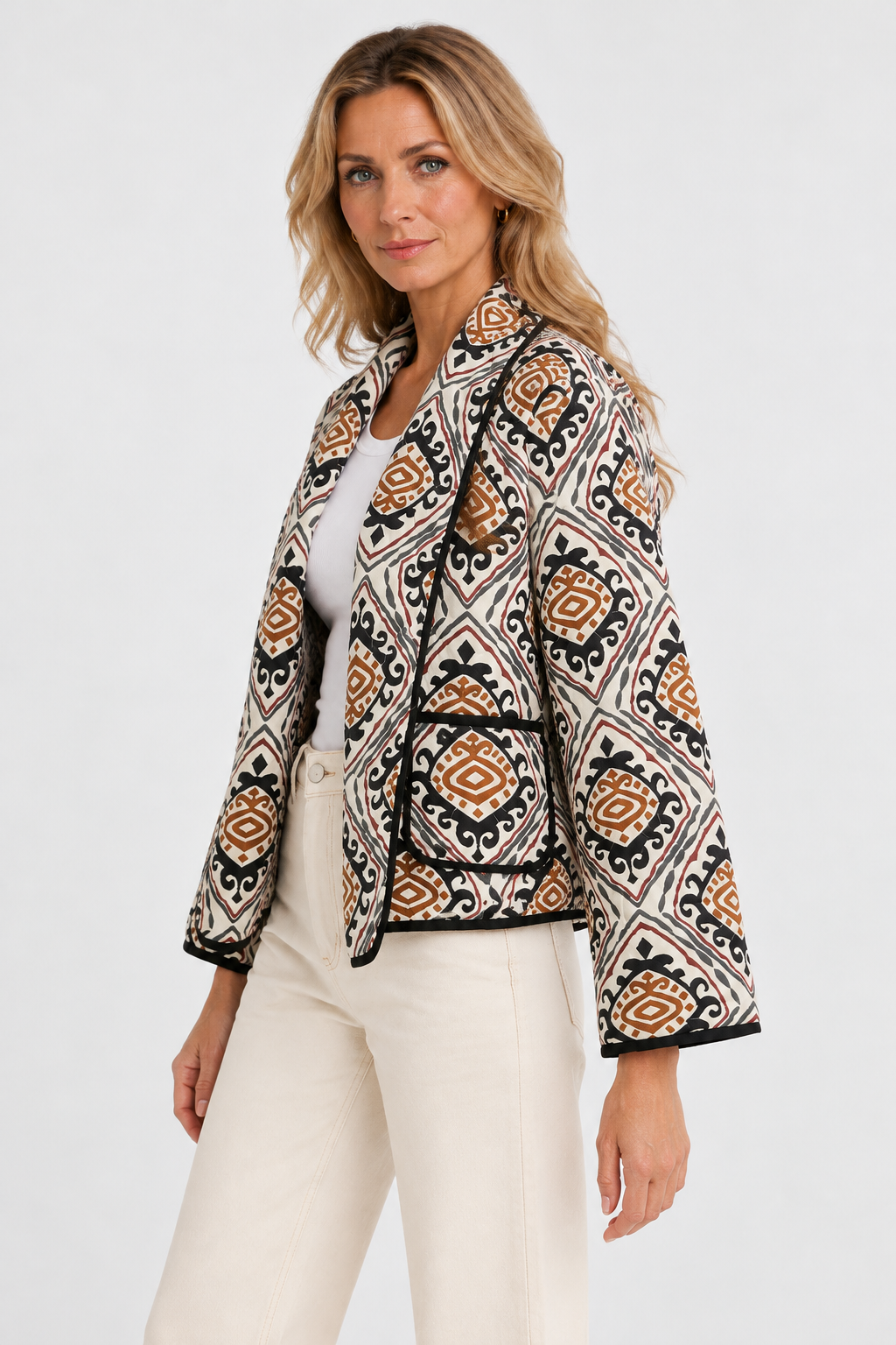 Isadora Quilted Kimono Jacket