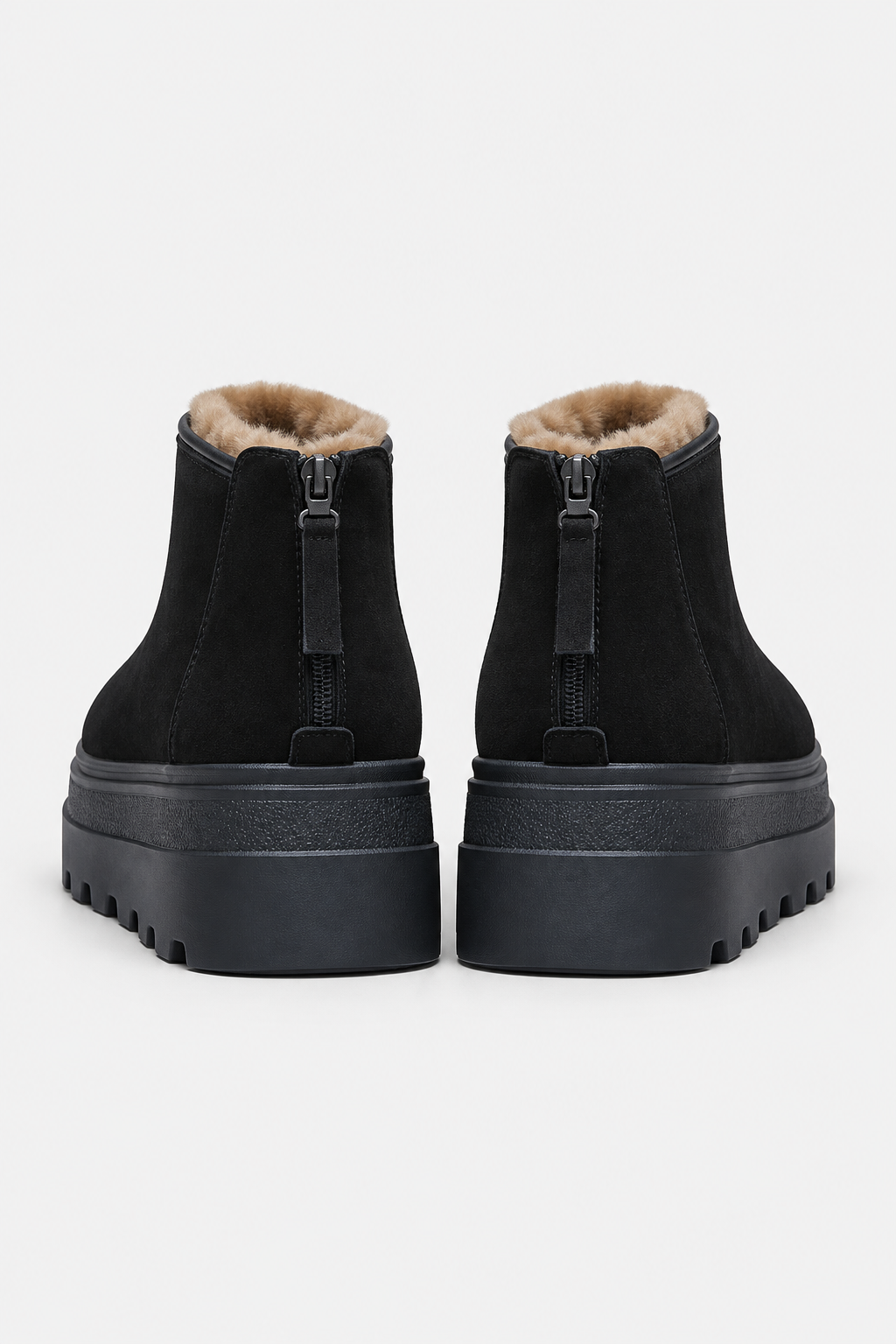 Women Fur Lined Ankle Snow Boots