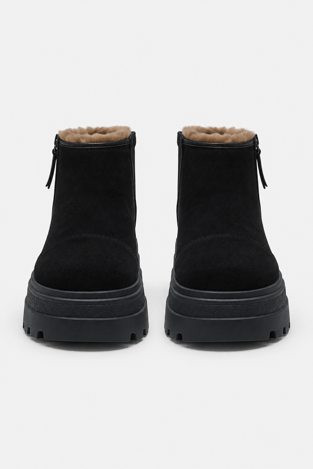 Women Fur Lined Ankle Snow Boots