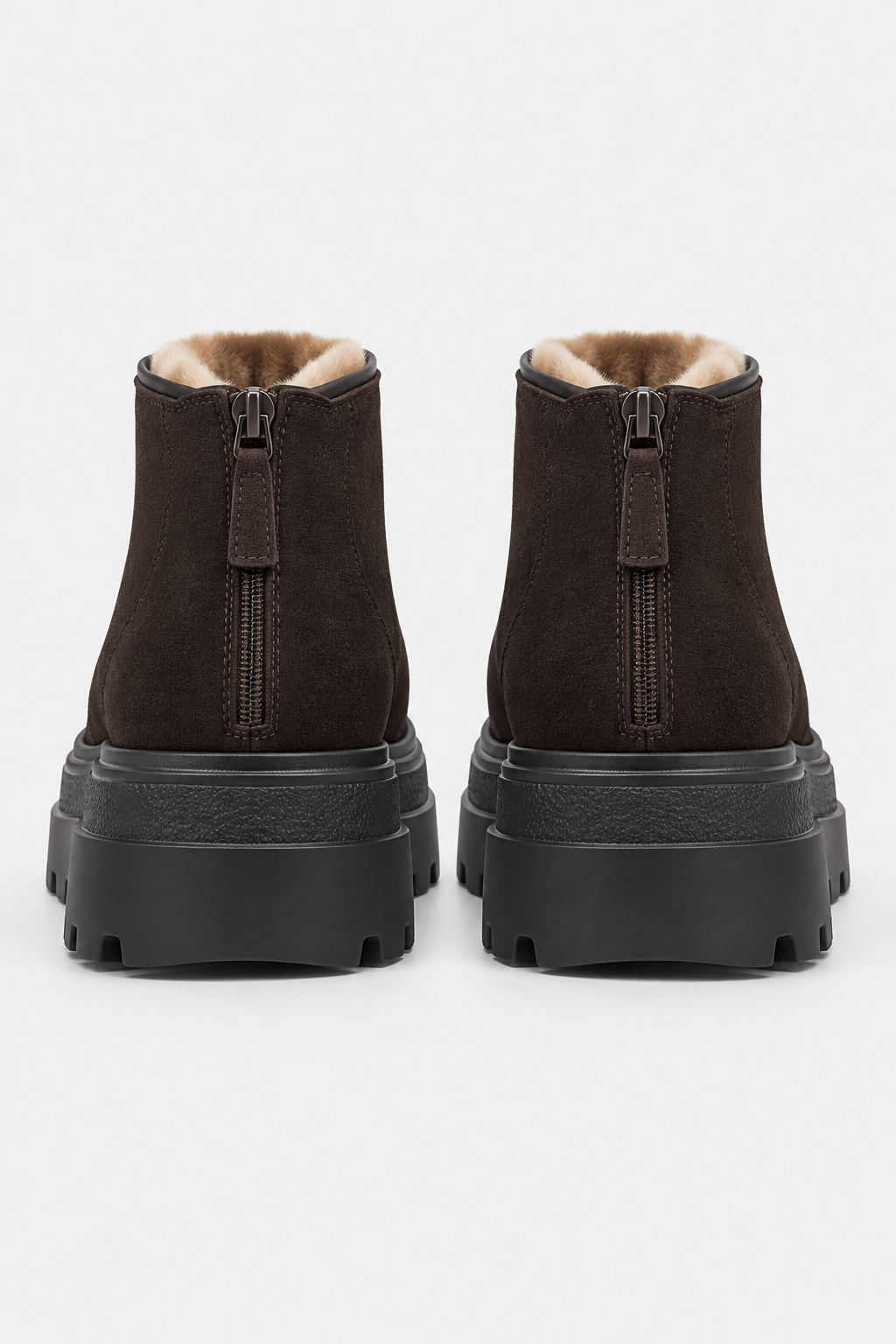 Women Fur Lined Ankle Snow Boots