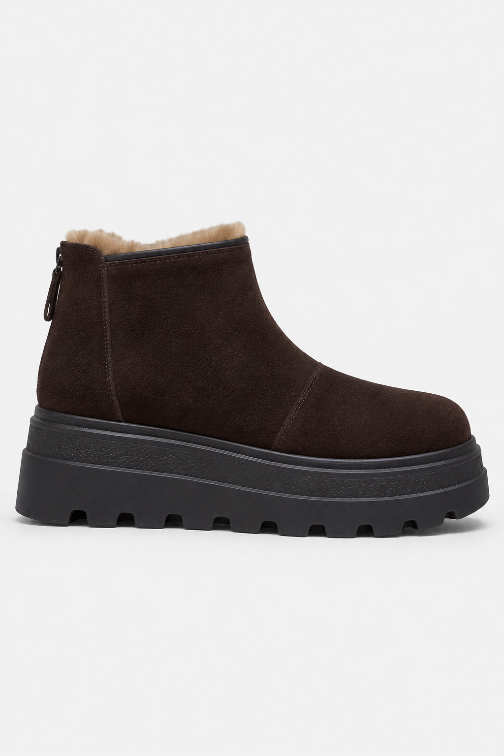 Women Fur Lined Ankle Snow Boots
