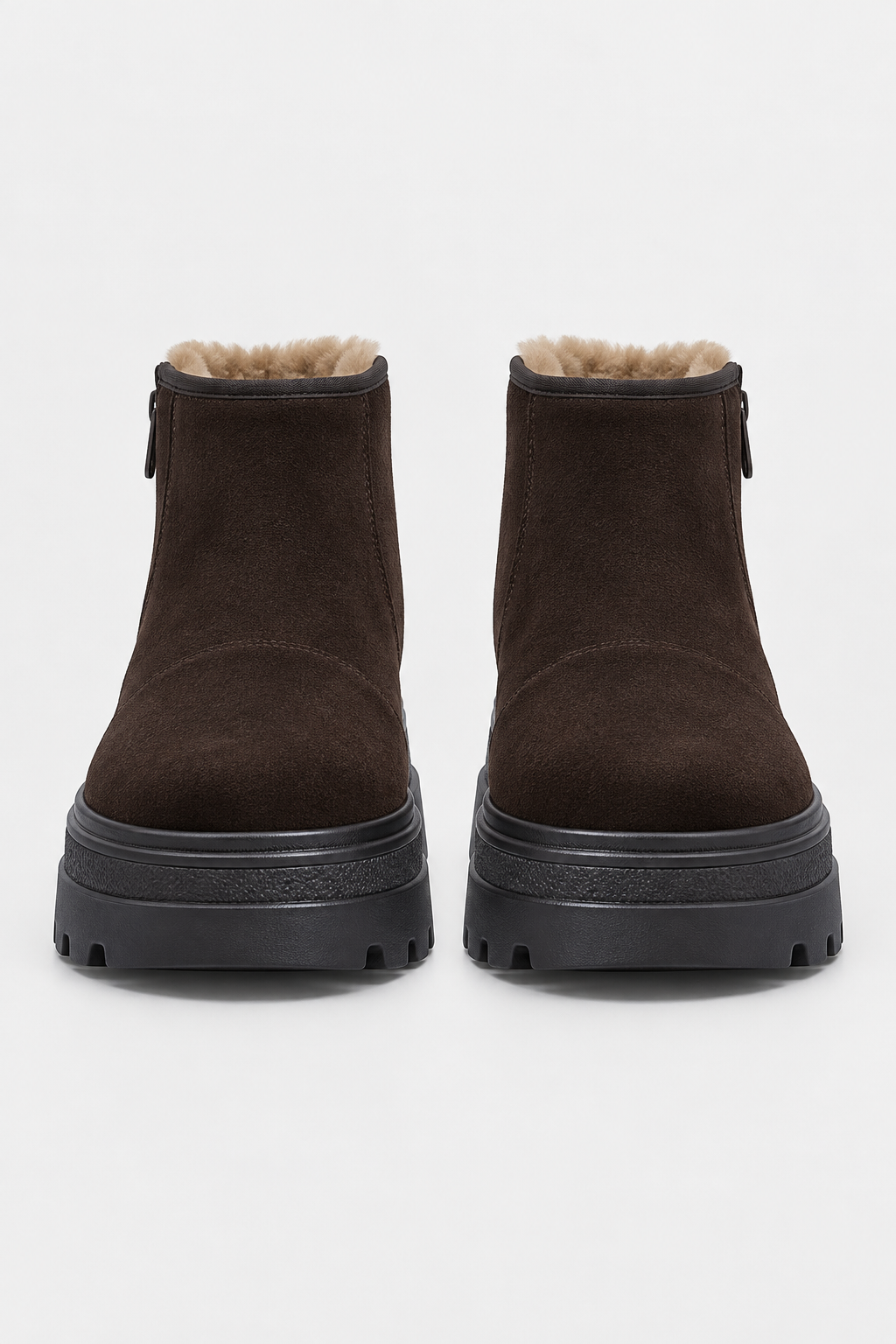 Women Fur Lined Ankle Snow Boots