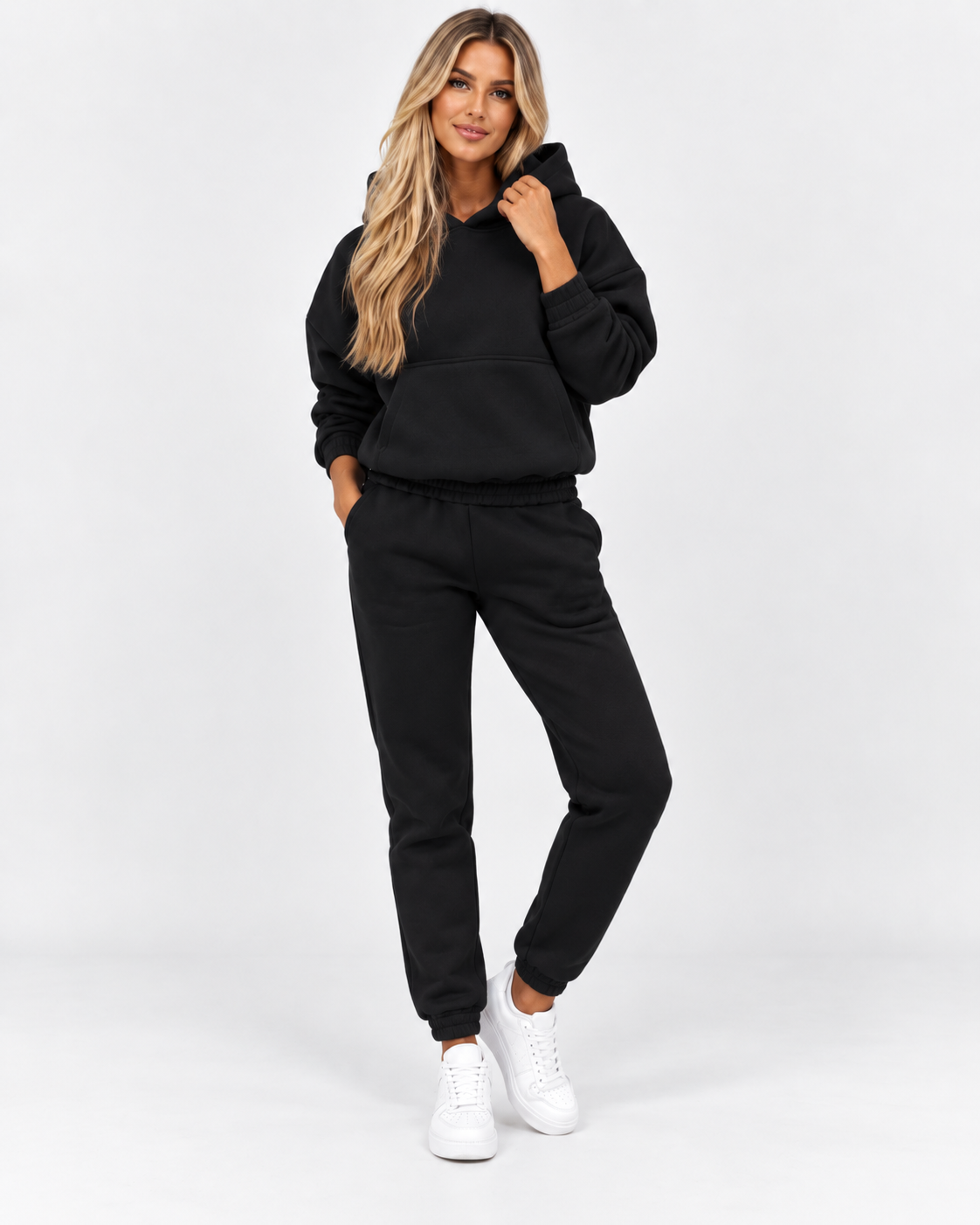 Women Oversized Hoodie Joggers Co-ord Set