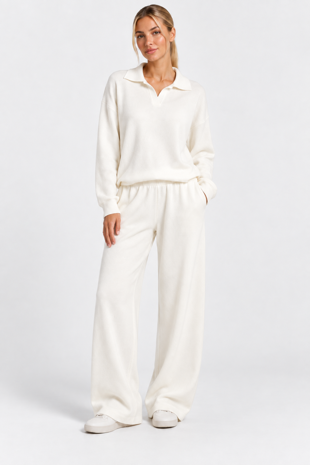 Women Knitted Oversized Loung Set