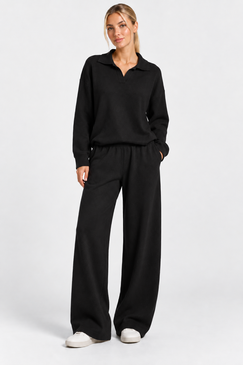 Women Knitted Oversized Loung Set