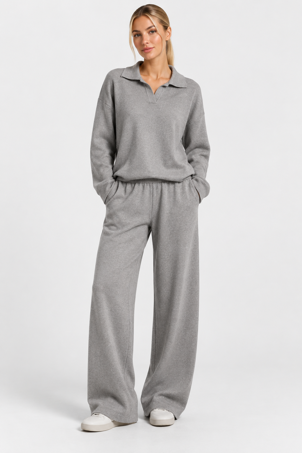 Women Knitted Oversized Loung Set