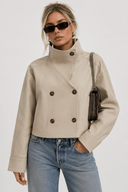 Jody Cropped Trench Jacket