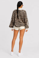 Jeany Leopard Oversized Shirt
