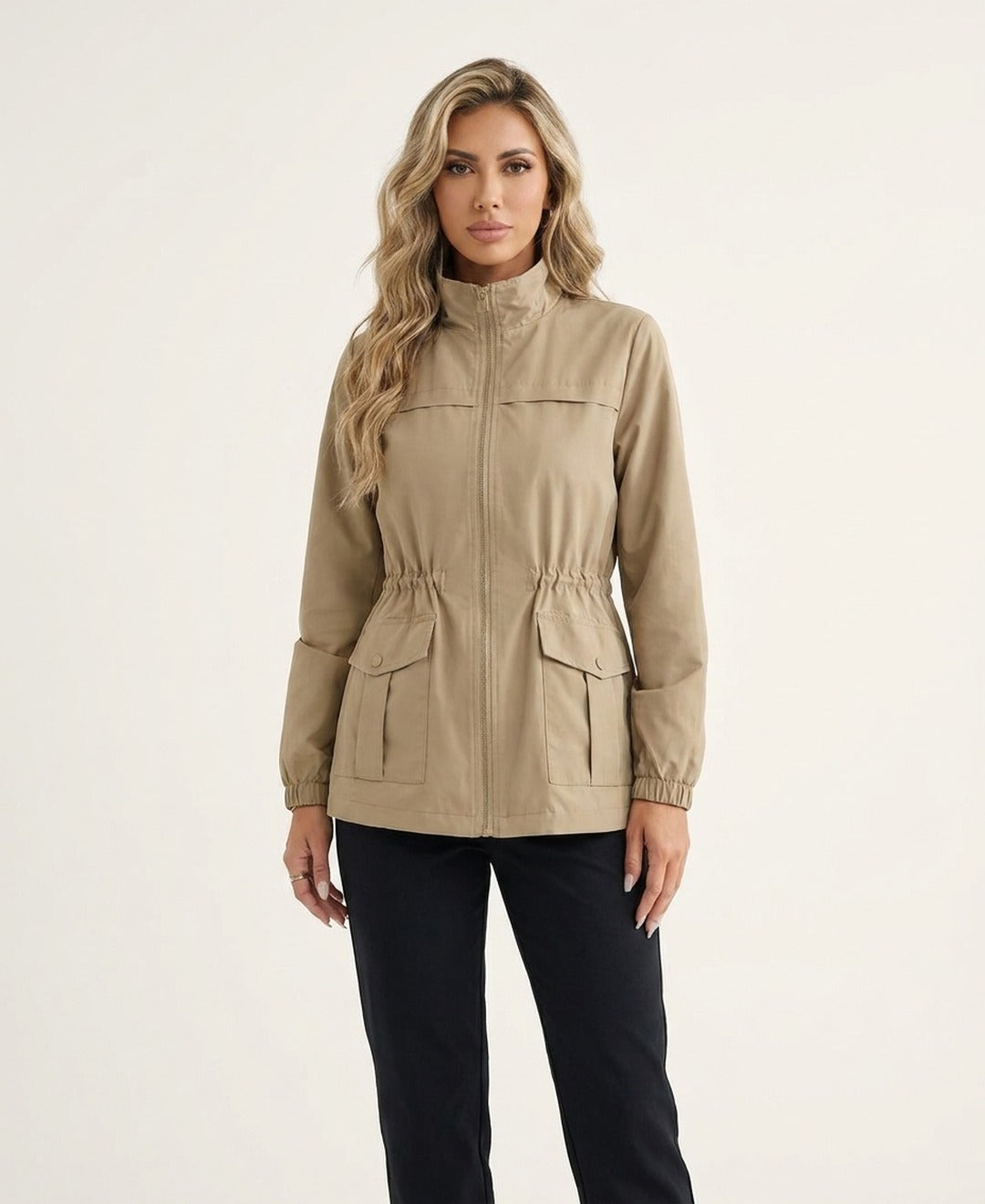 Khaki front