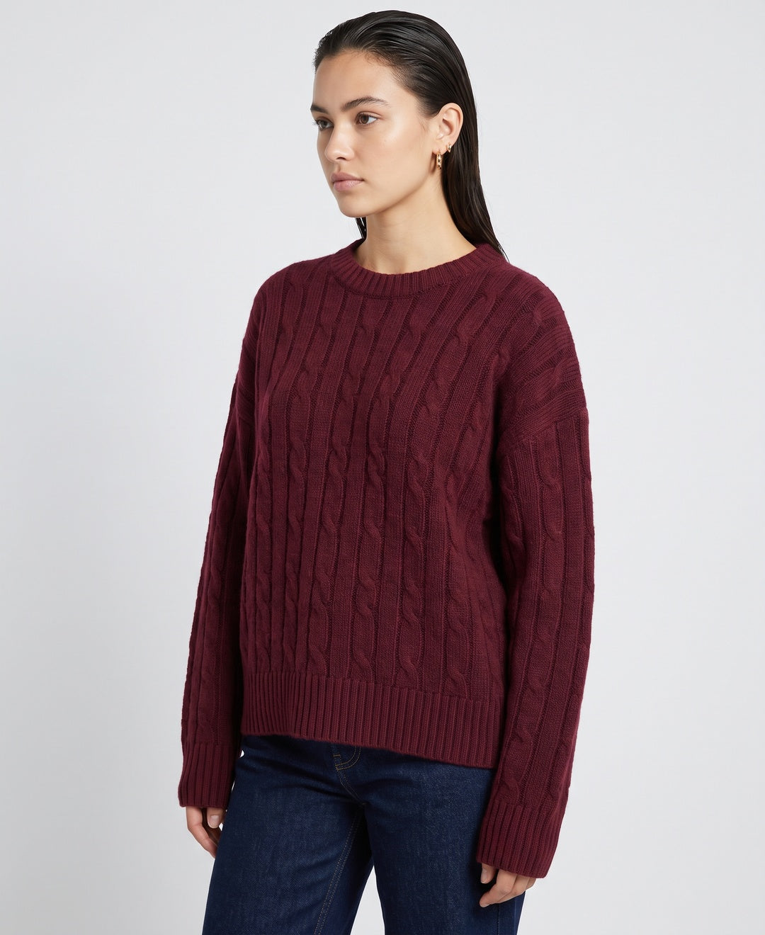 Cassandre Oversized Cable Jumper, product photo 2