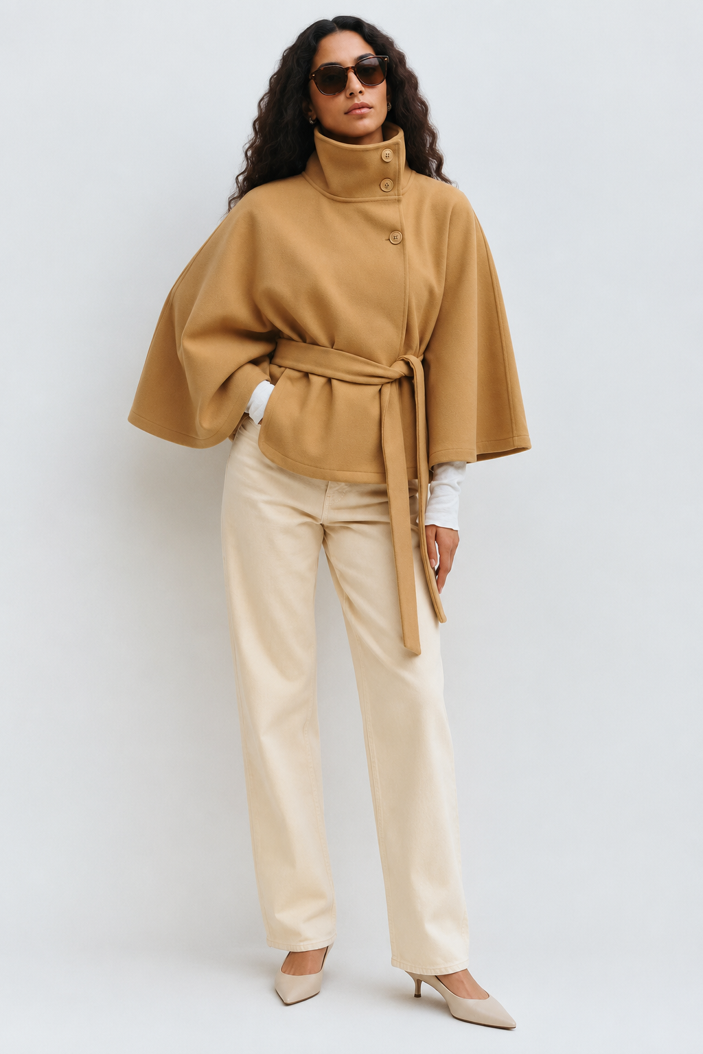 Manteau-cape Amelia