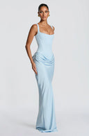 Cybéle corset square neck maxi dress