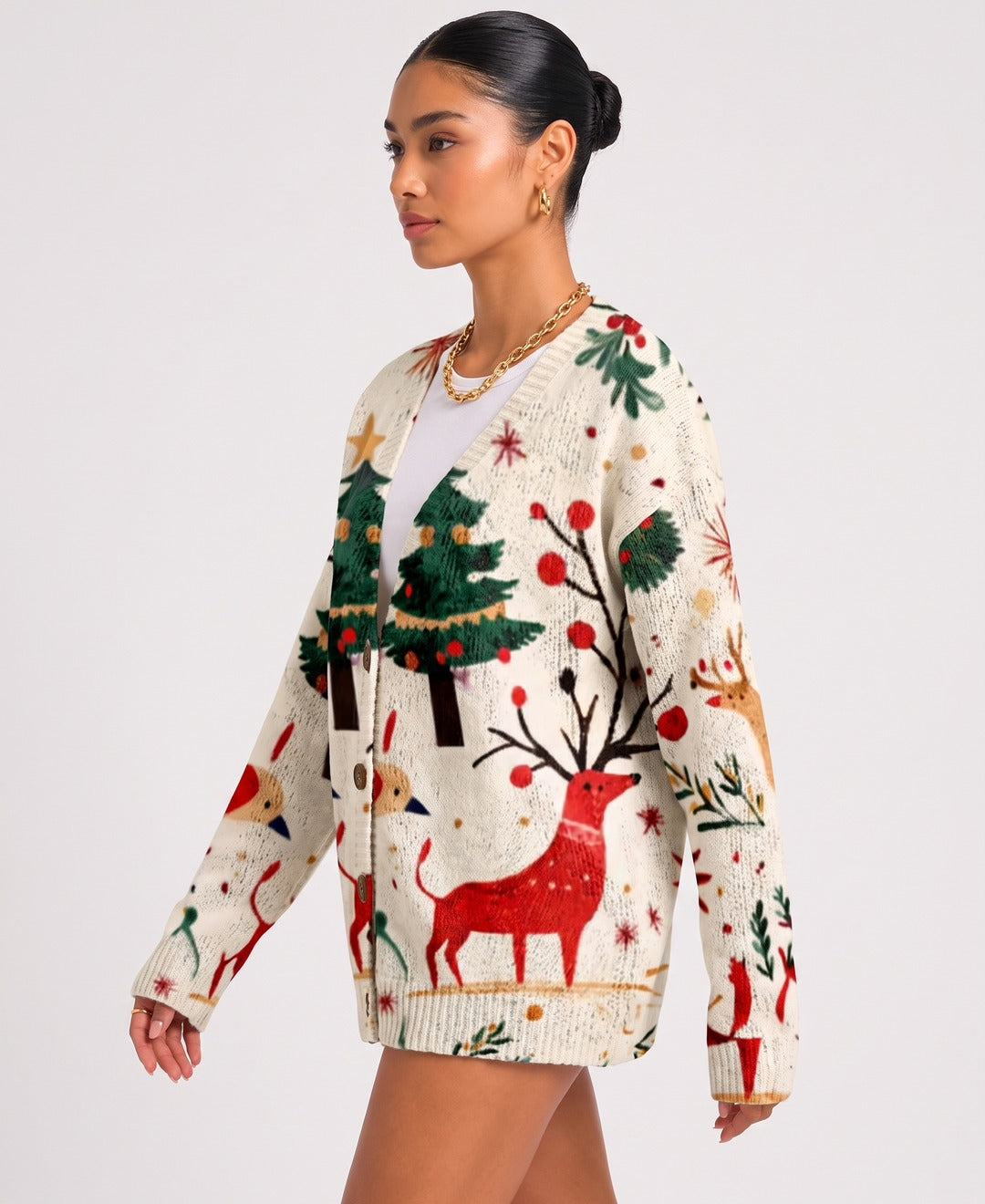 Winnie Cardigan, side view