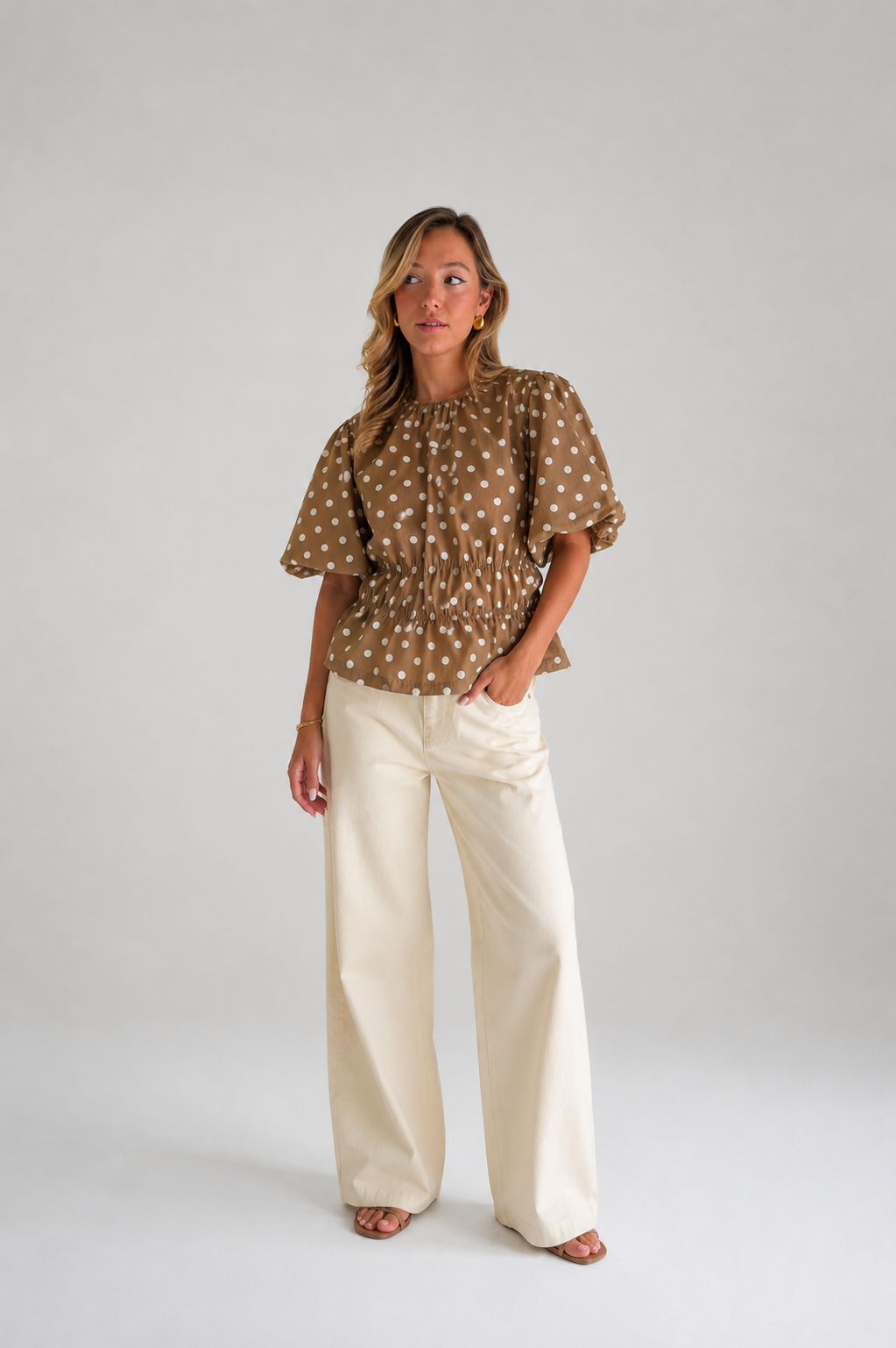 Blusa peplum Lucy