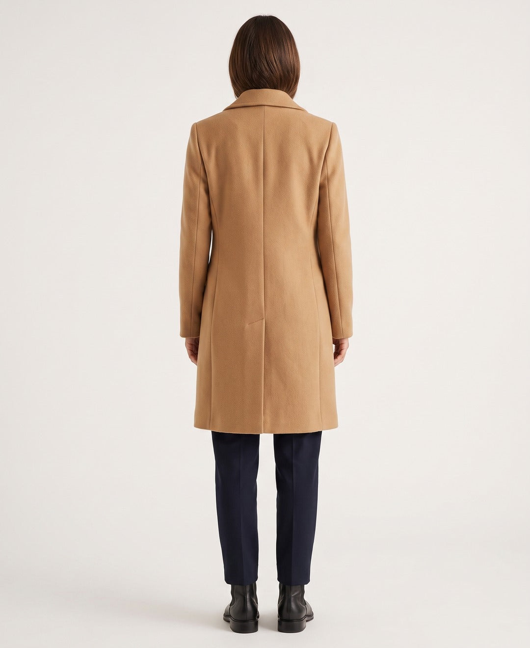 Eleanor Coat Light Brown back
