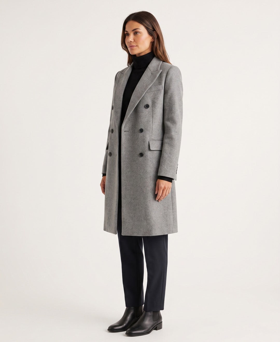 Eleanor Coat Grey side