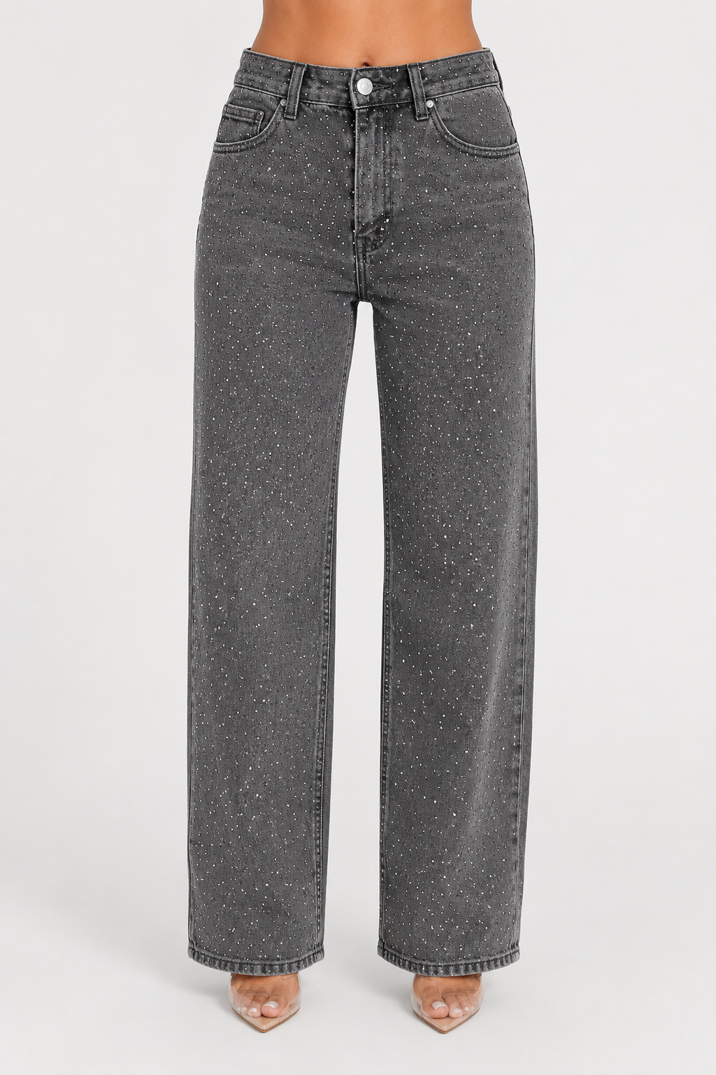 Jamie Wide Leg Sparkle Jeans