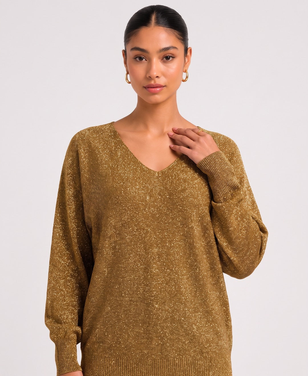 Celeste Jumper in Gold, front view