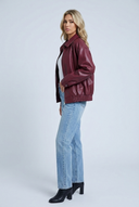 Sienna jacket – Burgundy side