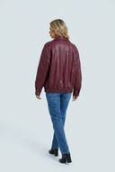 Sienna jacket – Burgundy back