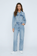 Women's Blue denim boilersuit jumpsuit