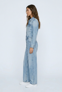 Women's Blue denim boilersuit jumpsuit
