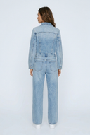 Women's Blue denim boilersuit jumpsuit