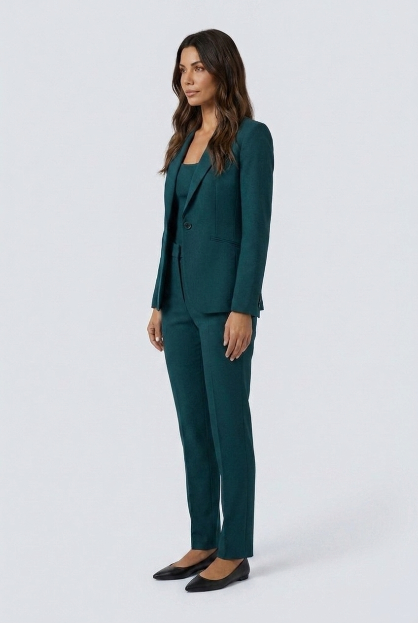 Vivienne two-piece trouser suit Teal
