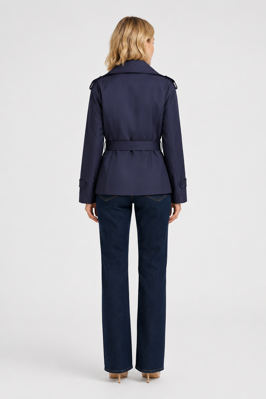 Juliette Cropped Trench Coat