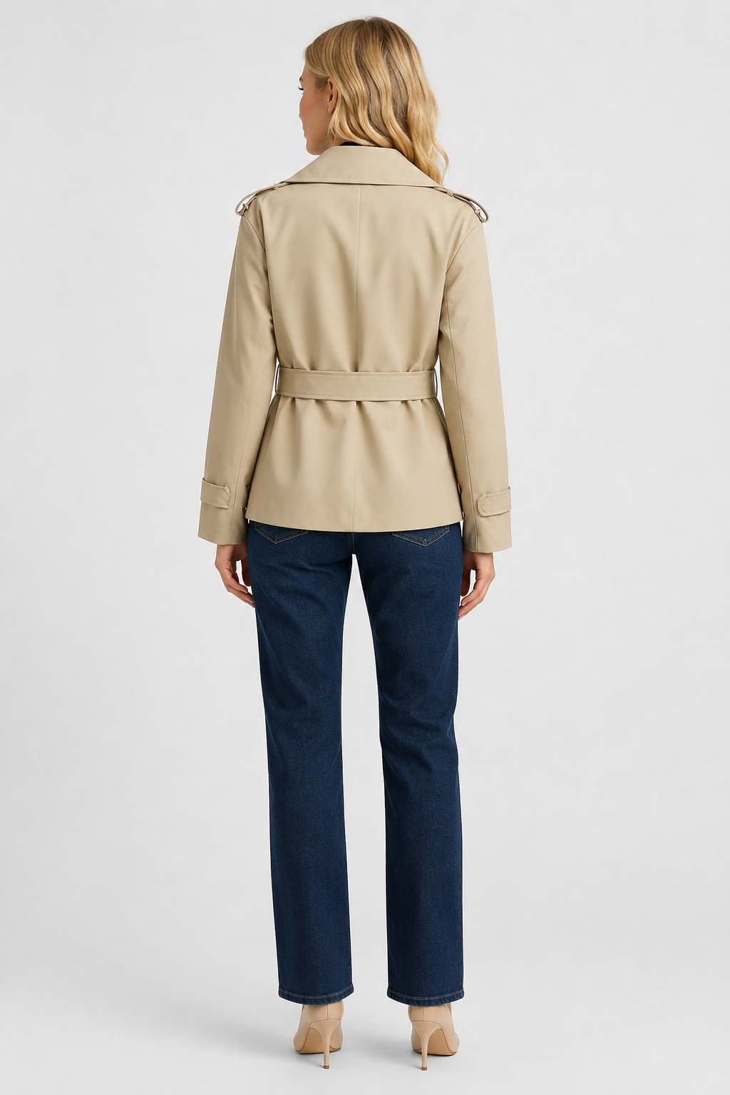 Juliette Cropped Trench Coat