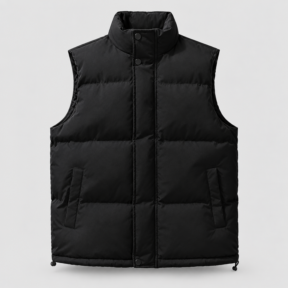 Men Quilted Gilet Lightweight Zip Front
