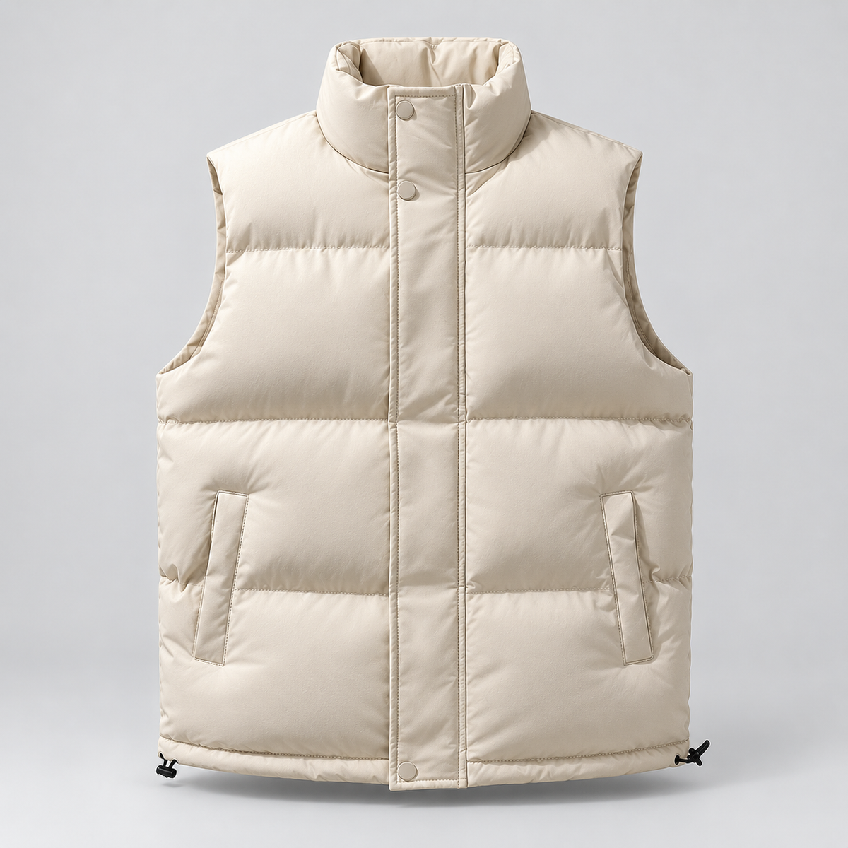 Men Quilted Gilet Lightweight Zip Front
