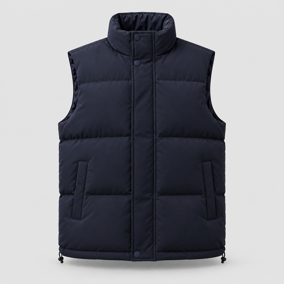Men Quilted Gilet Lightweight Zip Front