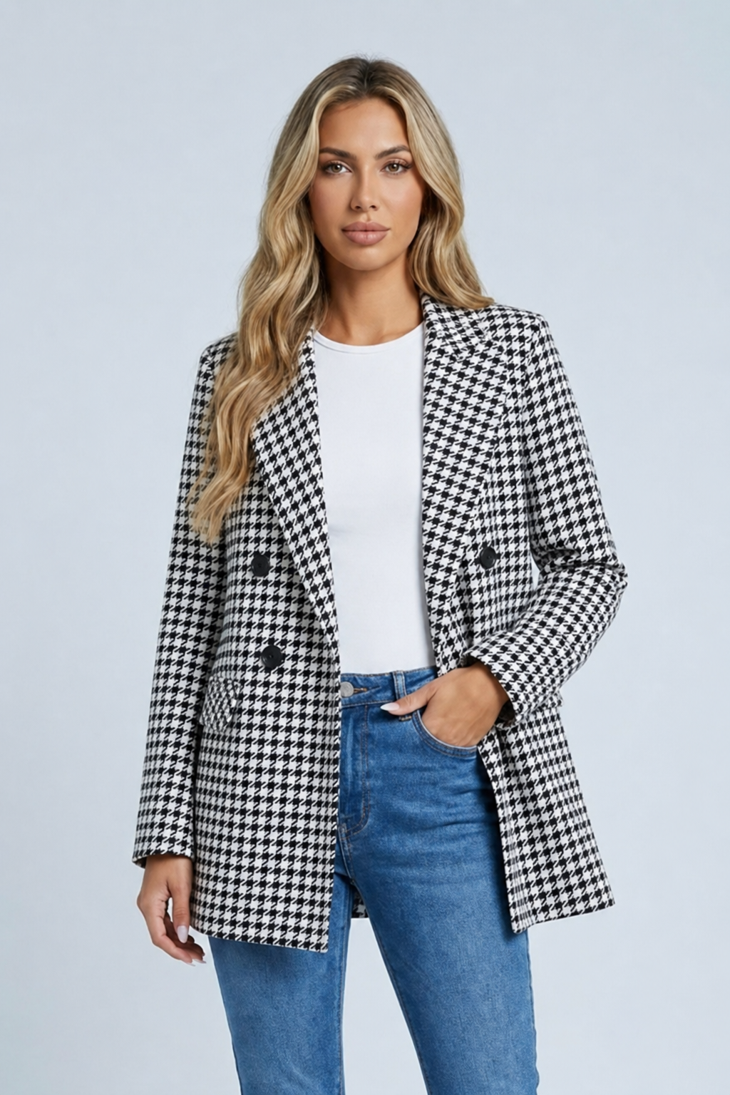 Blazer croisé à double boutonnage Nora