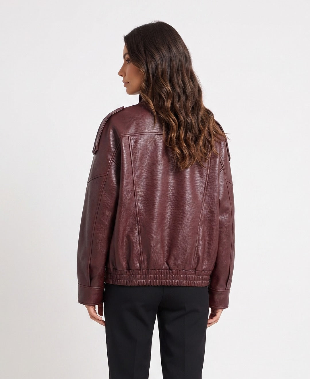 Burgundy back