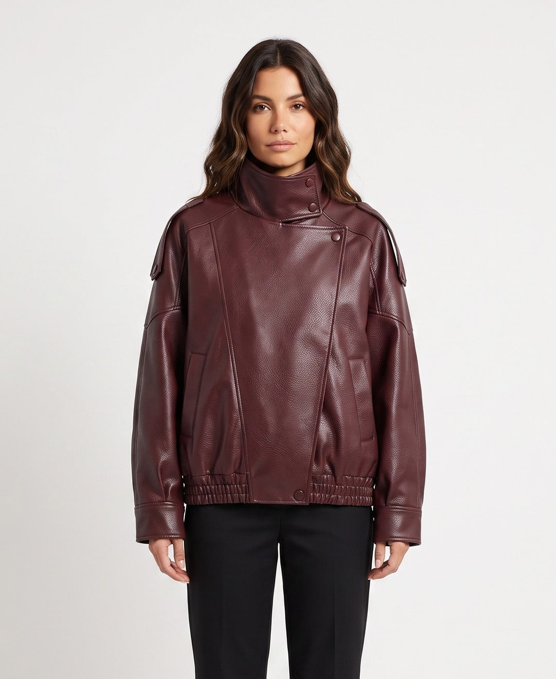 Burgundy front
