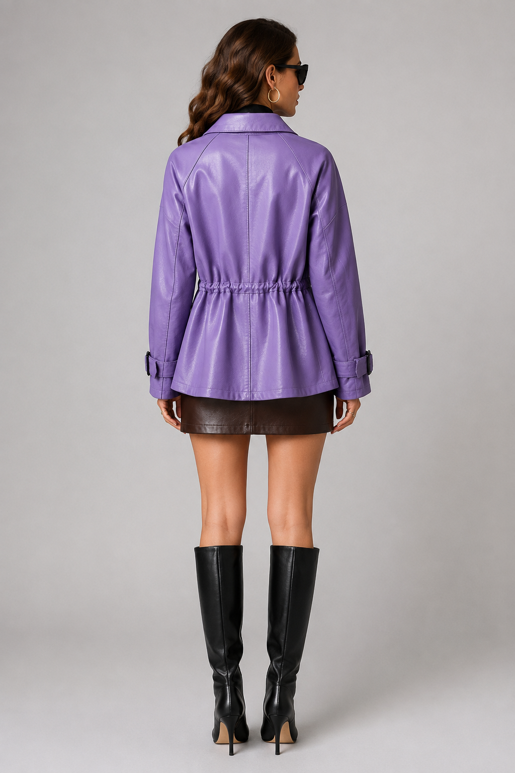 Trench in pelle Rosie