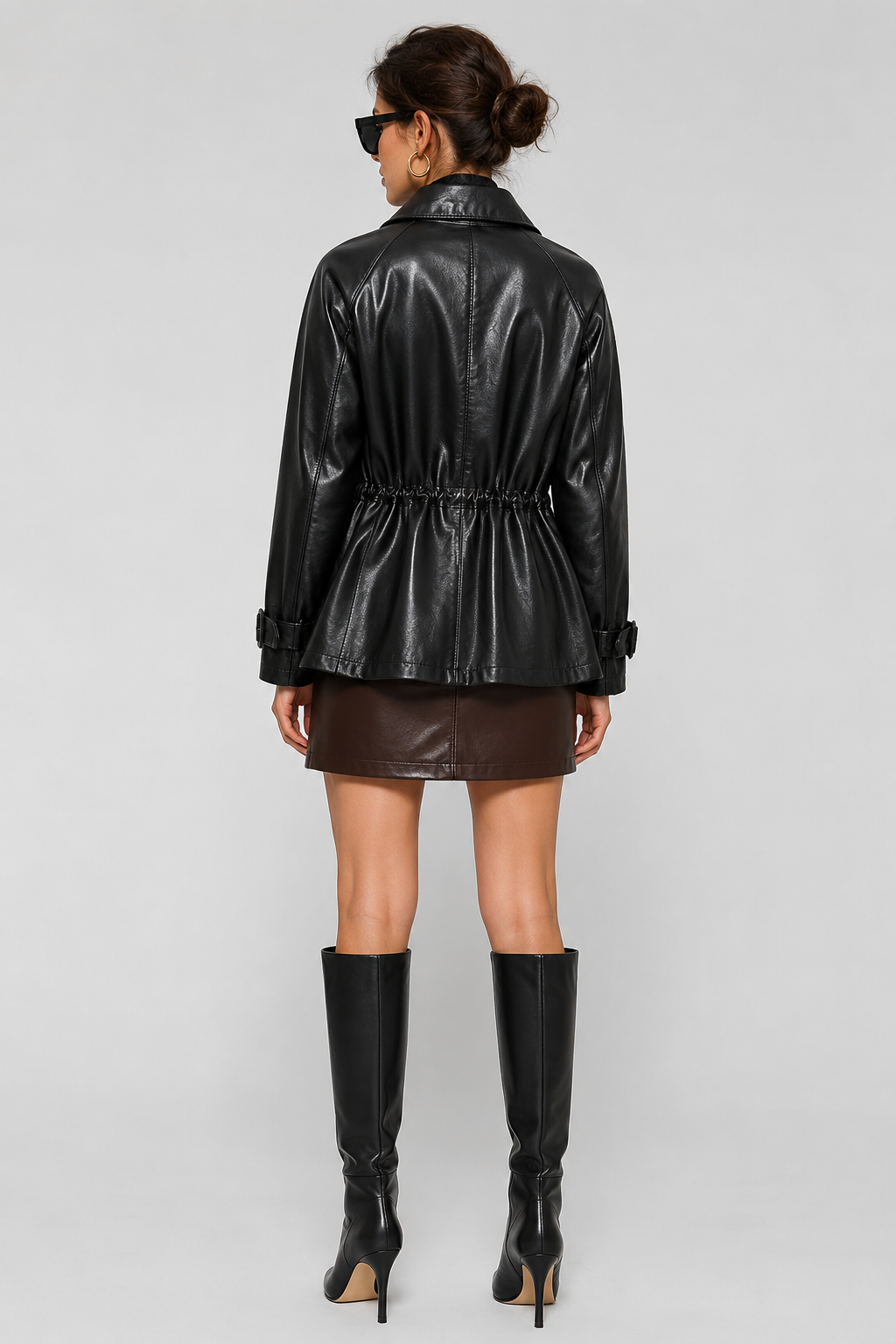 Trench in pelle Rosie