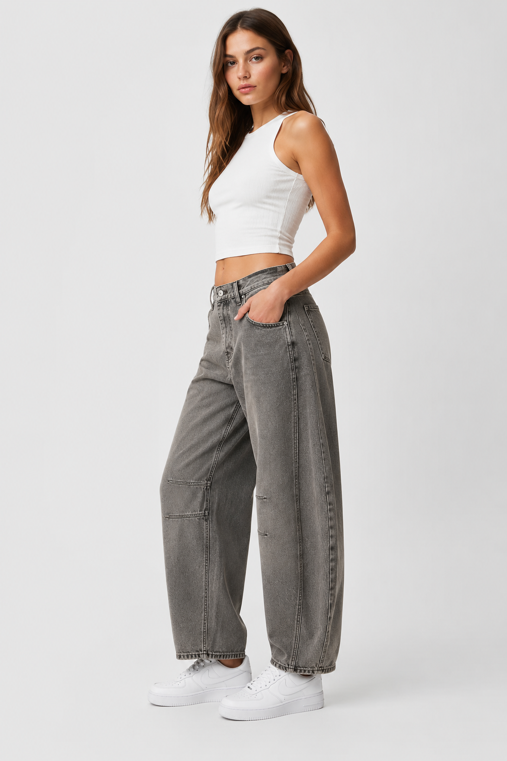 Jean coupe barrel Brenna