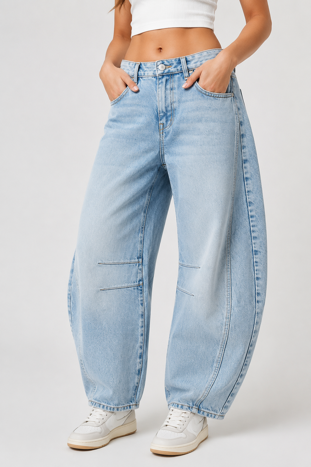 Jean coupe barrel Brenna