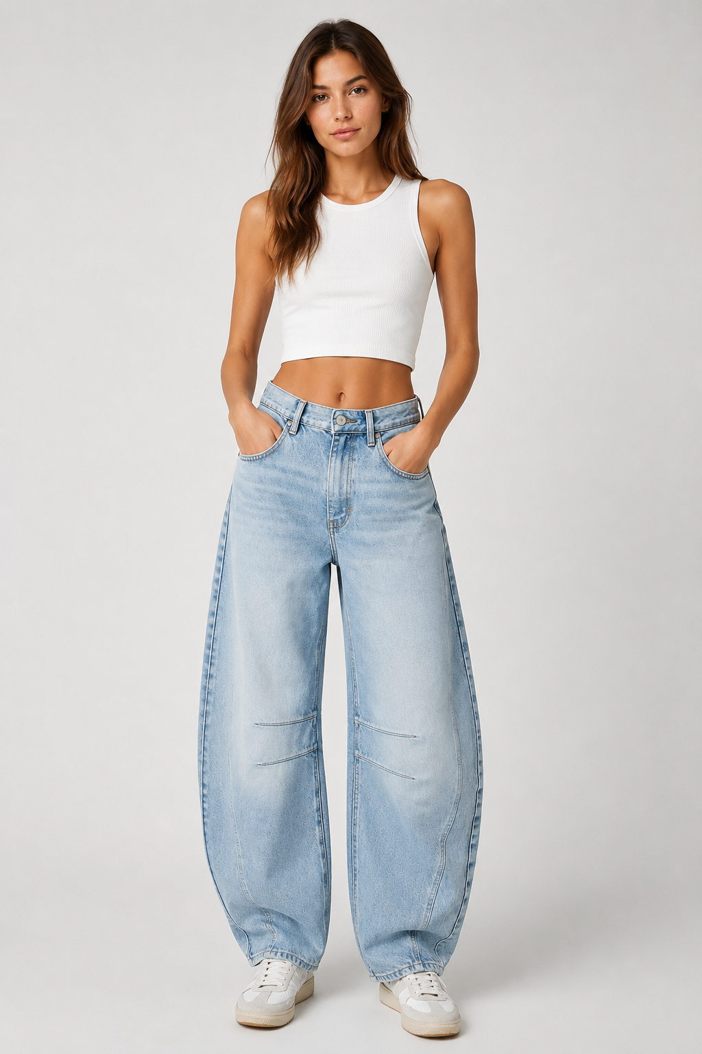 Jean coupe barrel Brenna