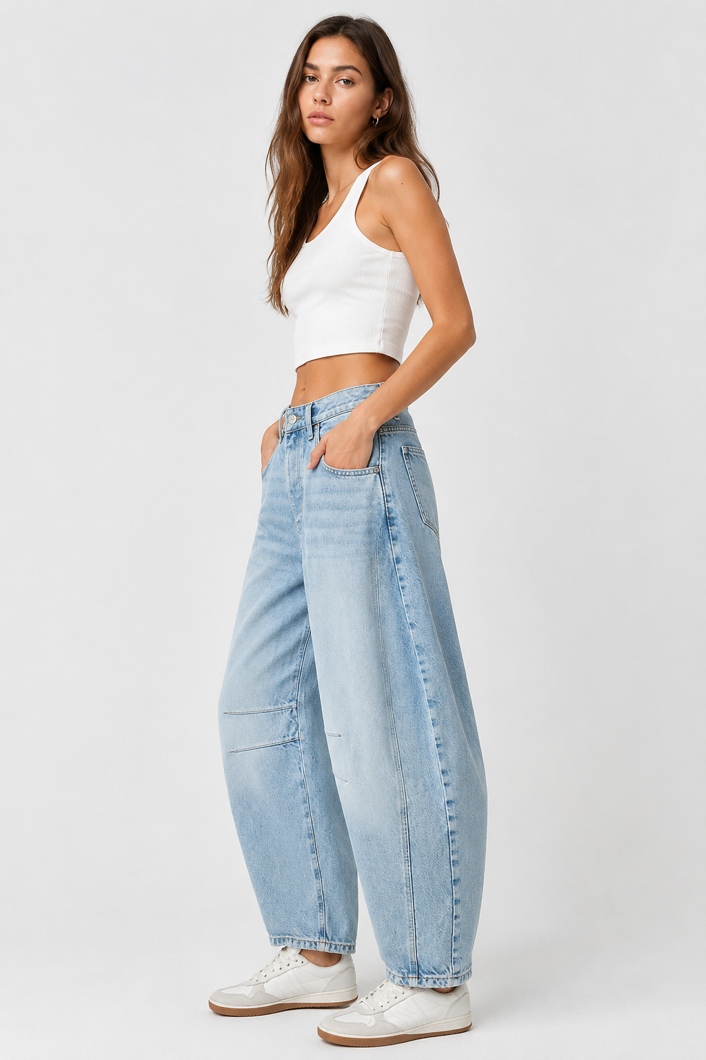 Jean coupe barrel Brenna