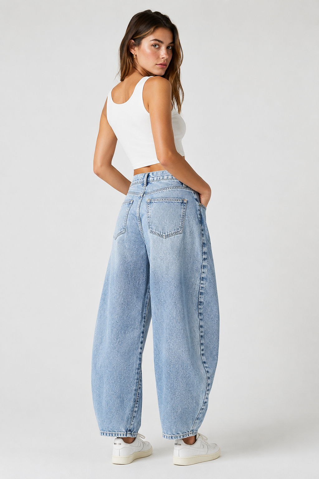 Jean coupe barrel Brenna