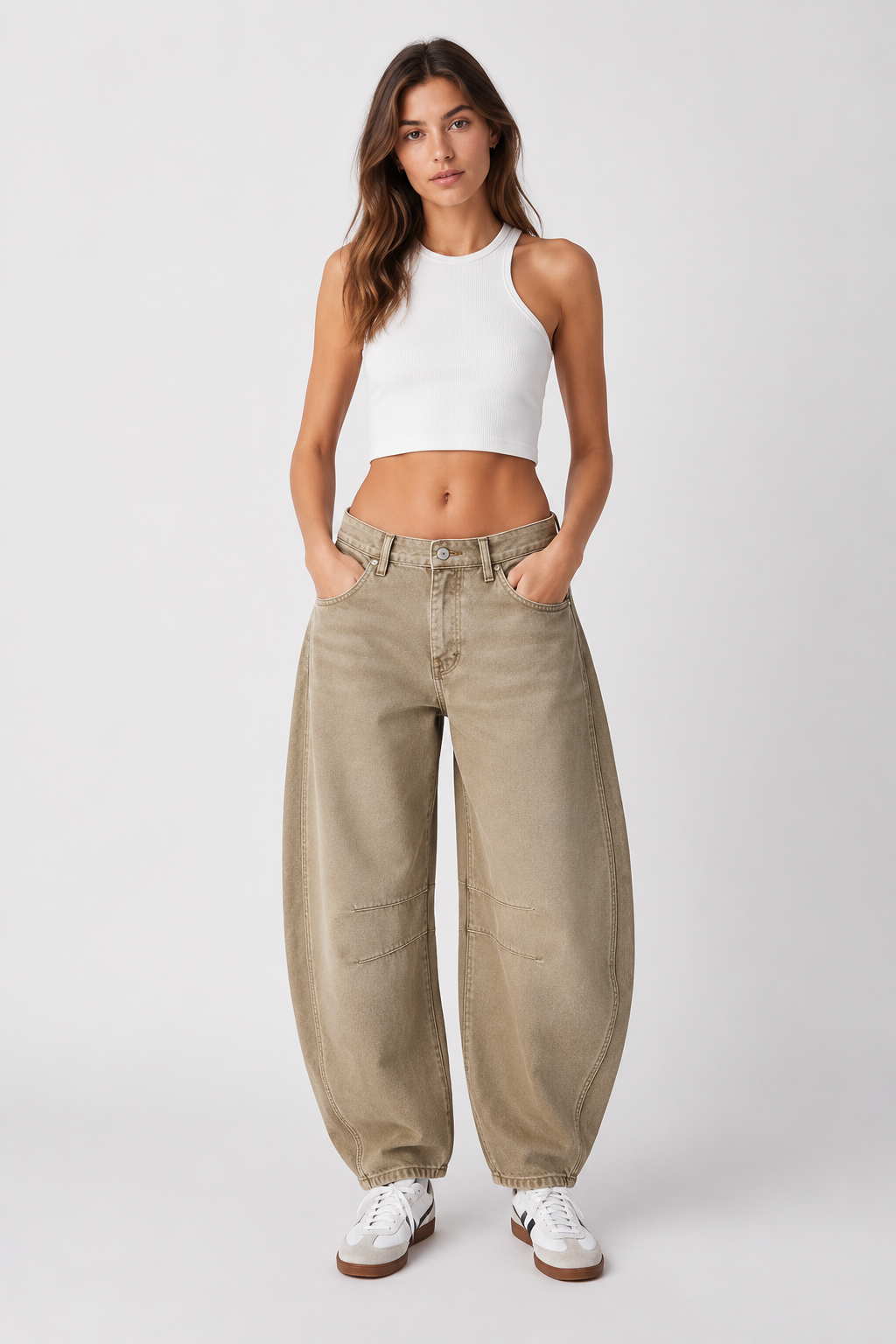 Jean coupe barrel Brenna