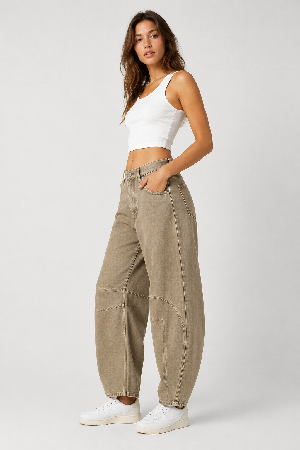 Jean coupe barrel Brenna