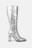 Faye Metallic Knee Boots