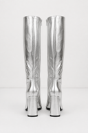 Faye Metallic Knee Boots