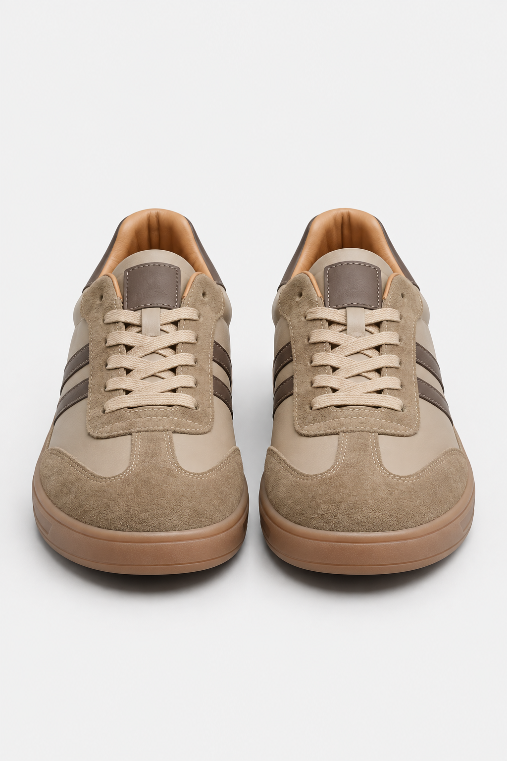 Men Retro Striped Trainers